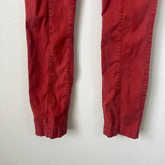 Cabi Pants Womens 4 Copper Orange The Explorer Slim Straight High Rise - Picture 5 of 8